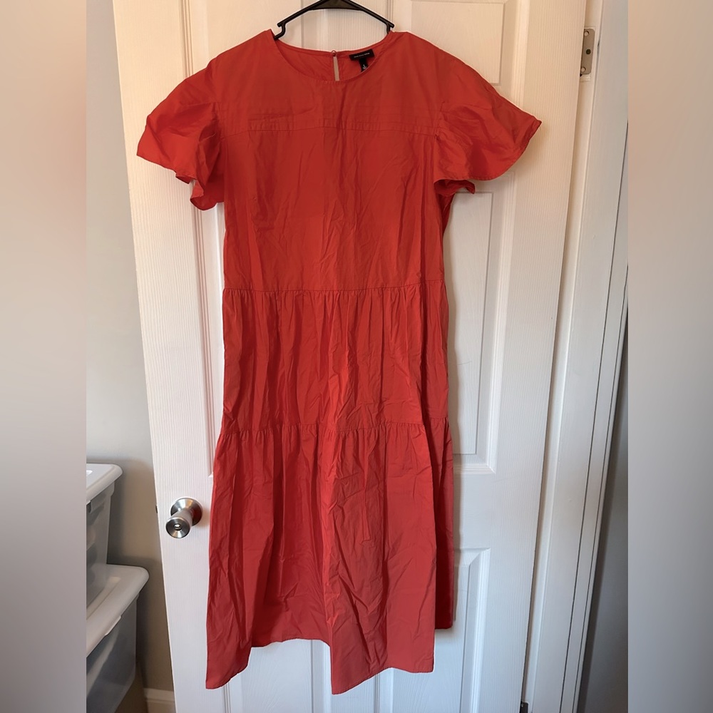 Who What Wear- Orange Dress- Size Large
